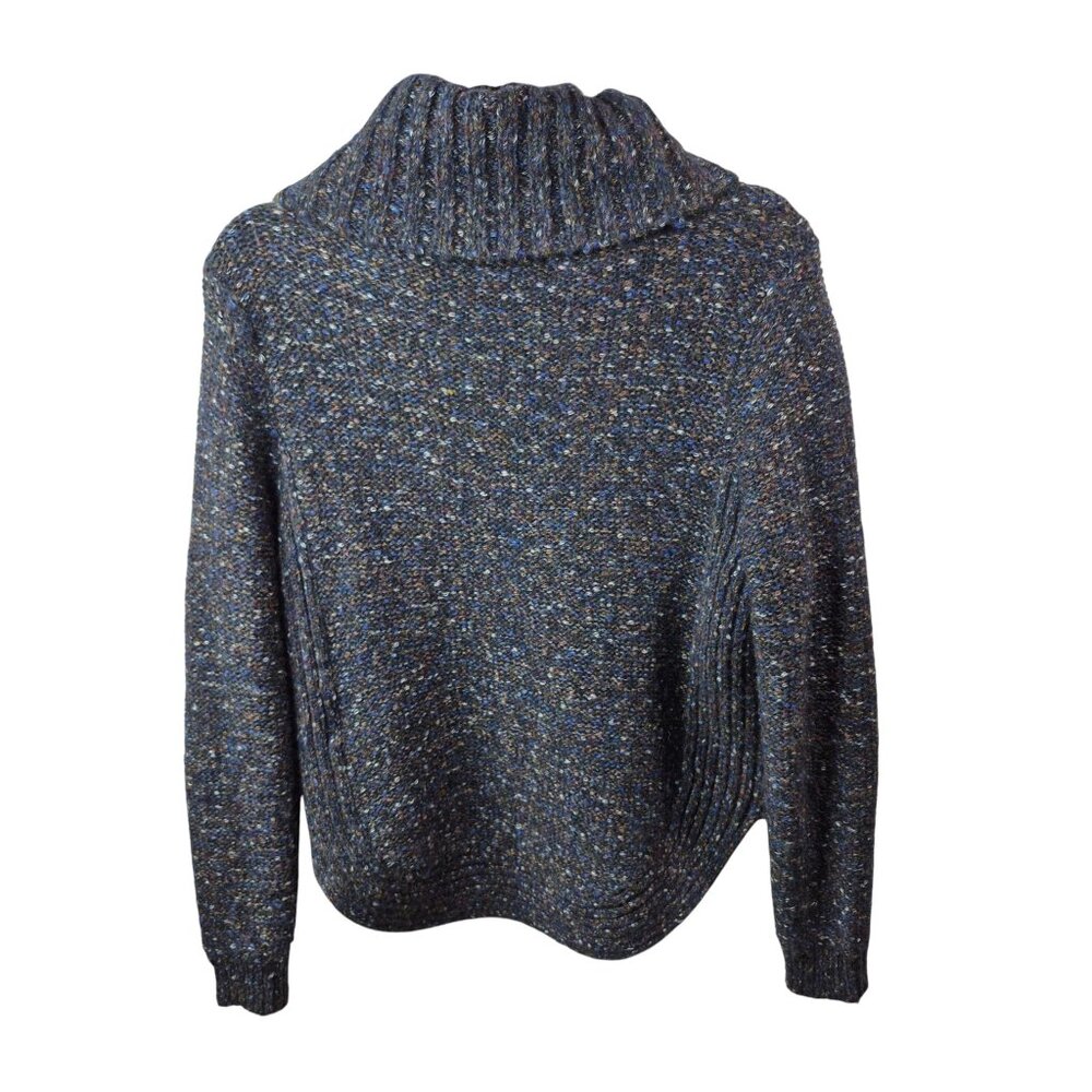 Charlie B Sweater Womens S Blue Pullover Long Sleeve Knit Top Wool Blend Casual - Picture 2 of 7